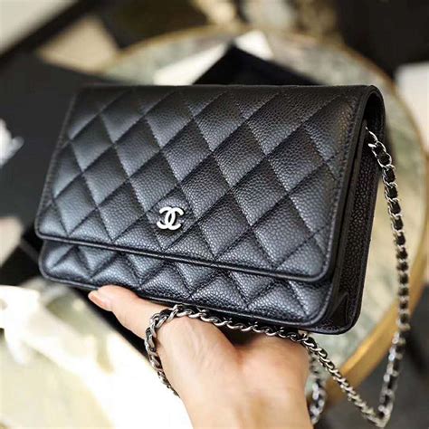 chanel wallet on chain classic black|fashionphile chanel wallet on chain.